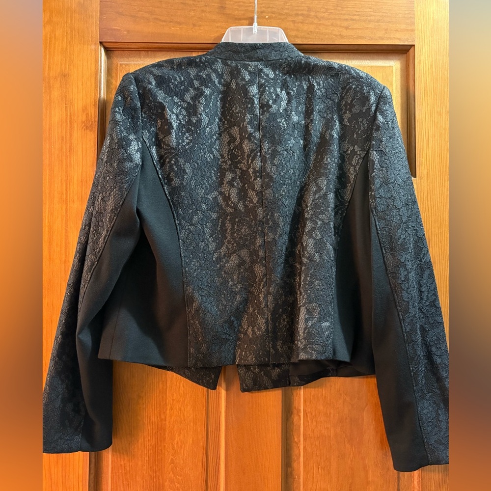 Chico's Lace Jacket Blazer size 2 / large - Picture 6 of 8